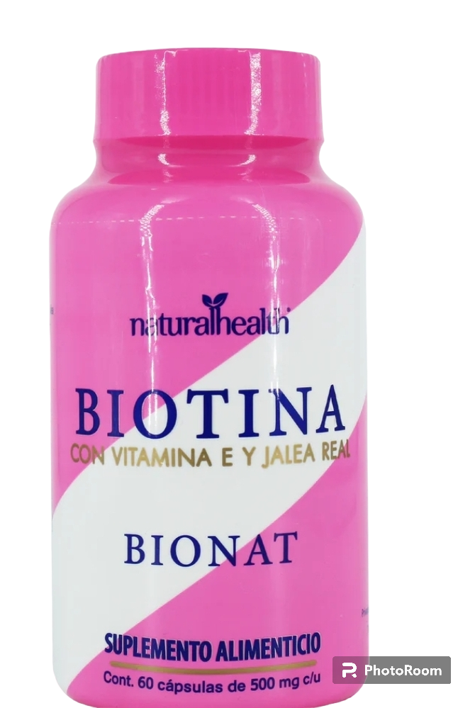 Biotina con vitamina E y Jalea Real