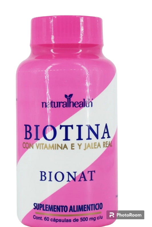 Biotina con vitamina E y Jalea Real
