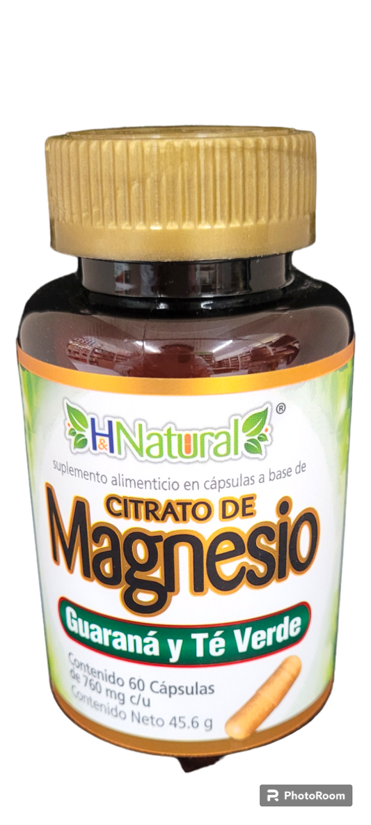 Citrato de Magnesio 60 cap