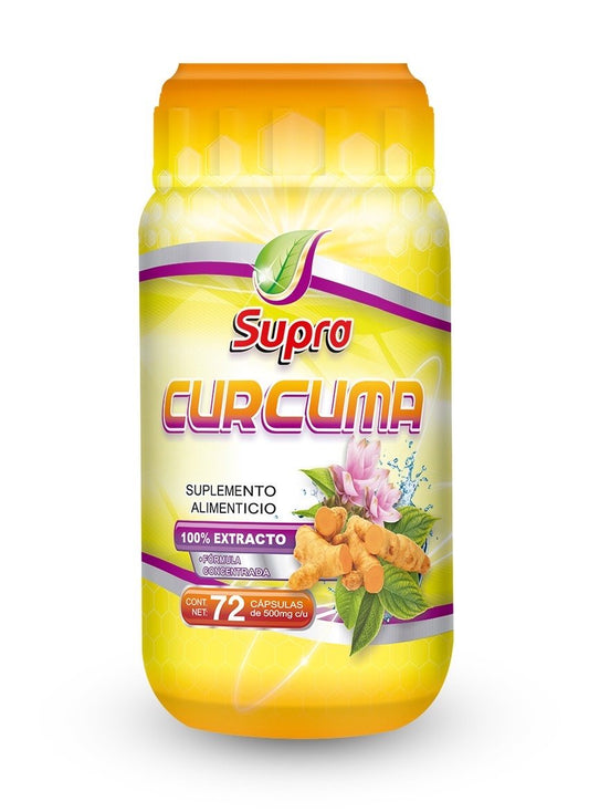 Capsulas 72 piezas de Curcuma