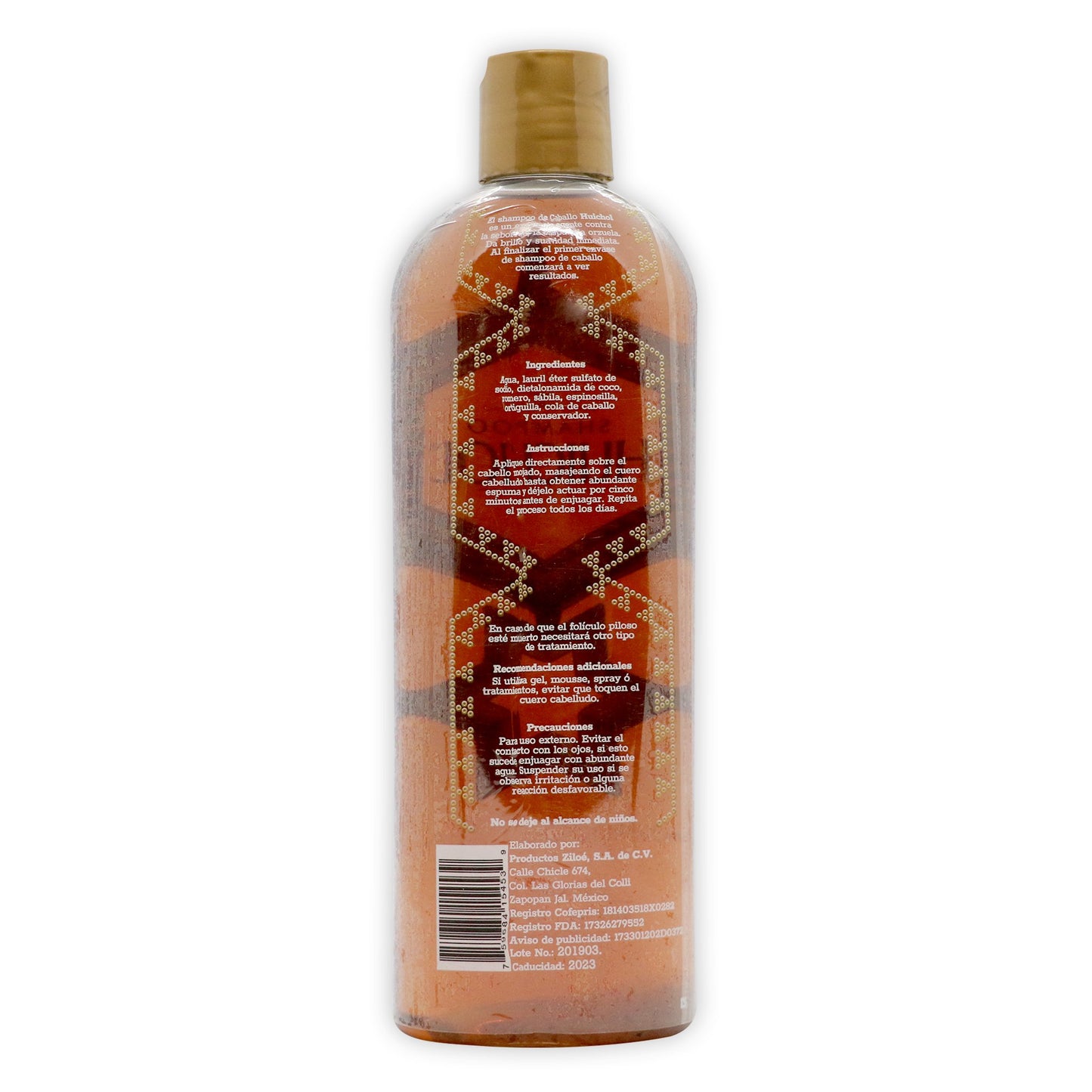 Shampoo Caballo Indio huichol 400 ml