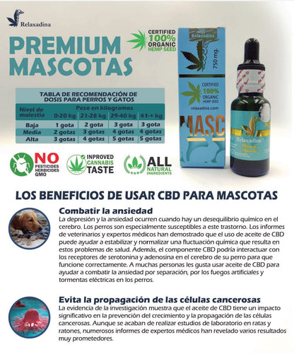 CBD Relaxadina mascotas